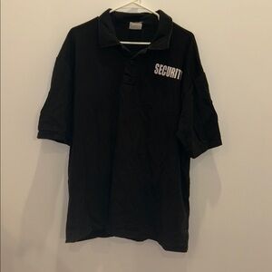 Black Security Polo Shirt